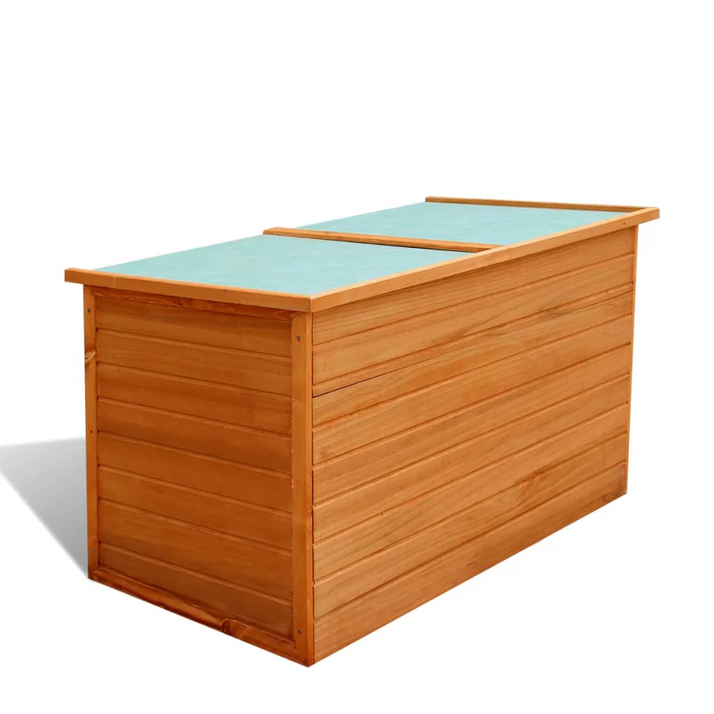 Baule da Giardino 126x72x72 cm in Legno - homemem39