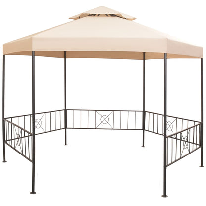 Gazebo Padiglione Tenda da Giardino 323x265 cm - homemem39