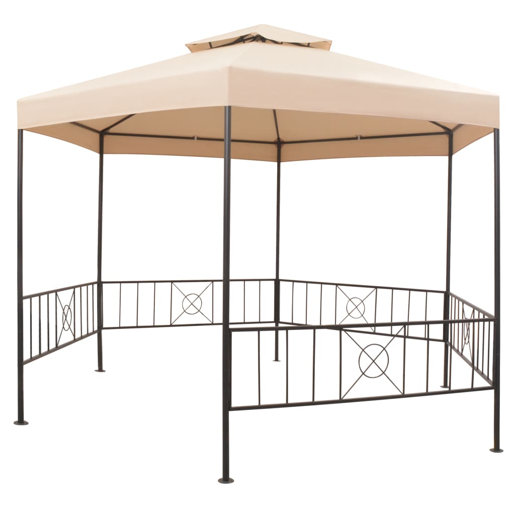 Gazebo Padiglione Tenda da Giardino 323x265 cm - homemem39