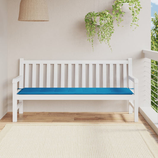 Cuscino per Panca Blu 180x50x3 cm in Tessuto Oxford - homemem39