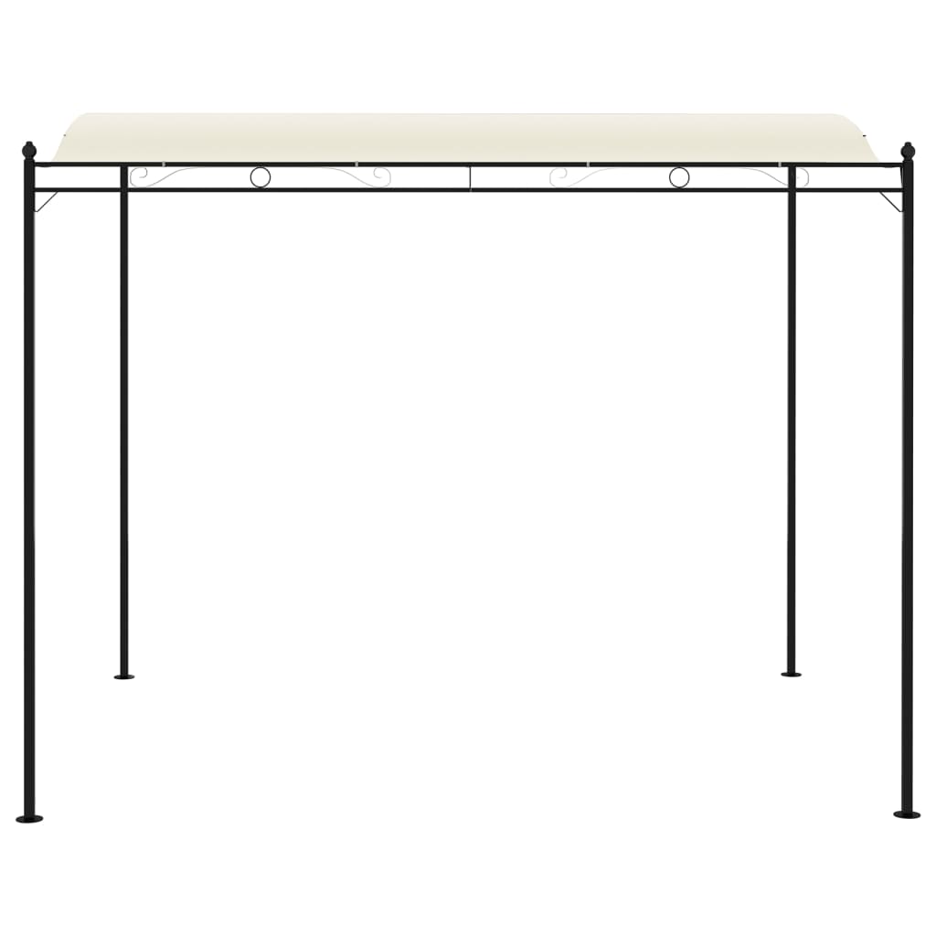 Gazebo in Tessuto Bianco Crema - homemem39