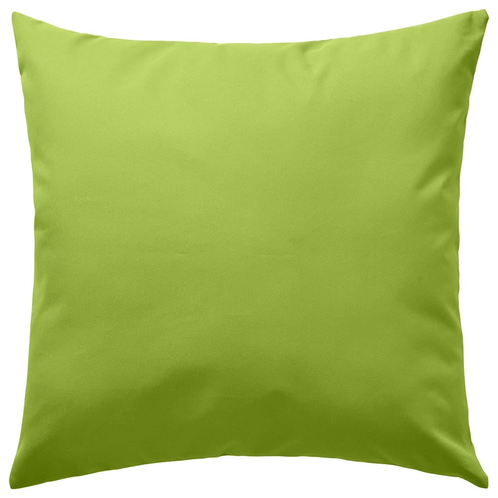 Cuscini da Esterno 4 pz 45x45 cm Verde Mela - homemem39