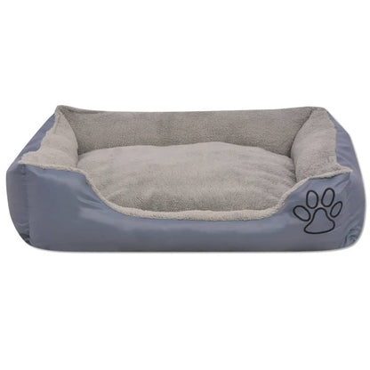 Cuccia per Cani con Cuscino Imbottito Taglia XL Grigio - homemem39