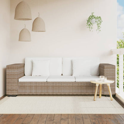 Divano a 3 Posti Set 8 pz in Vero Rattan - homemem39