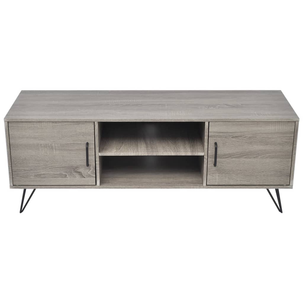 Mobile Porta TV 120x40x45 cm Grigio - homemem39