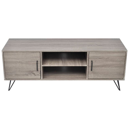 Mobile Porta TV 120x40x45 cm Grigio - homemem39