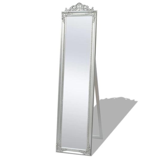 Specchio a Pavimento 160x40 cm Argento - homemem39