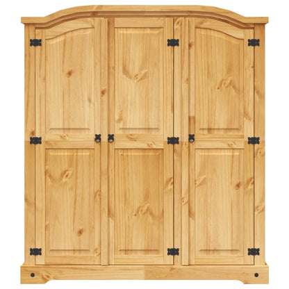 vidaXL Armadio in Legno di Pino Messicano Corona Range 3 Ante - homemem39