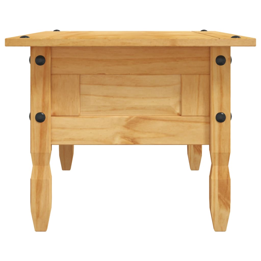 Tavolino da Caffé Legno Pino Messicano Corona Range 100x60x45cm - homemem39