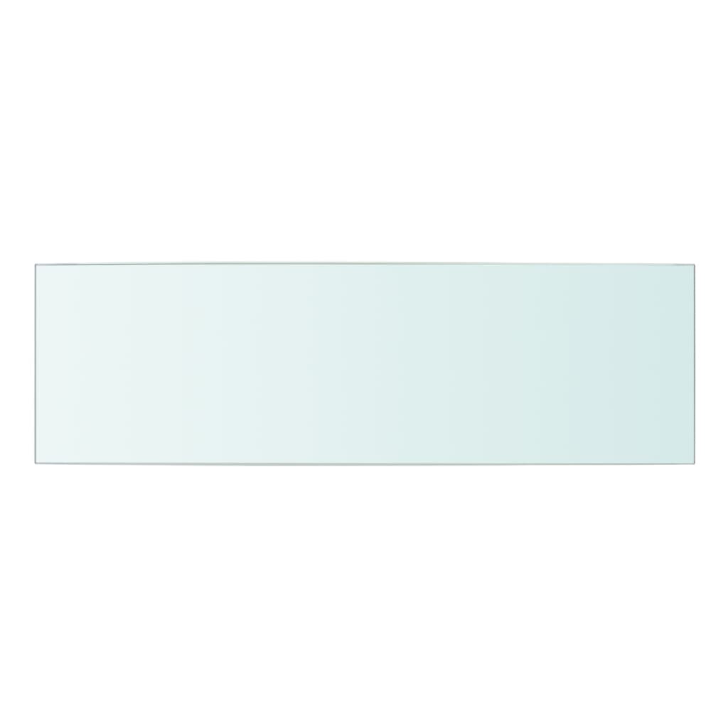 Mensola in Vetro Trasparente 50x15 cm - homemem39