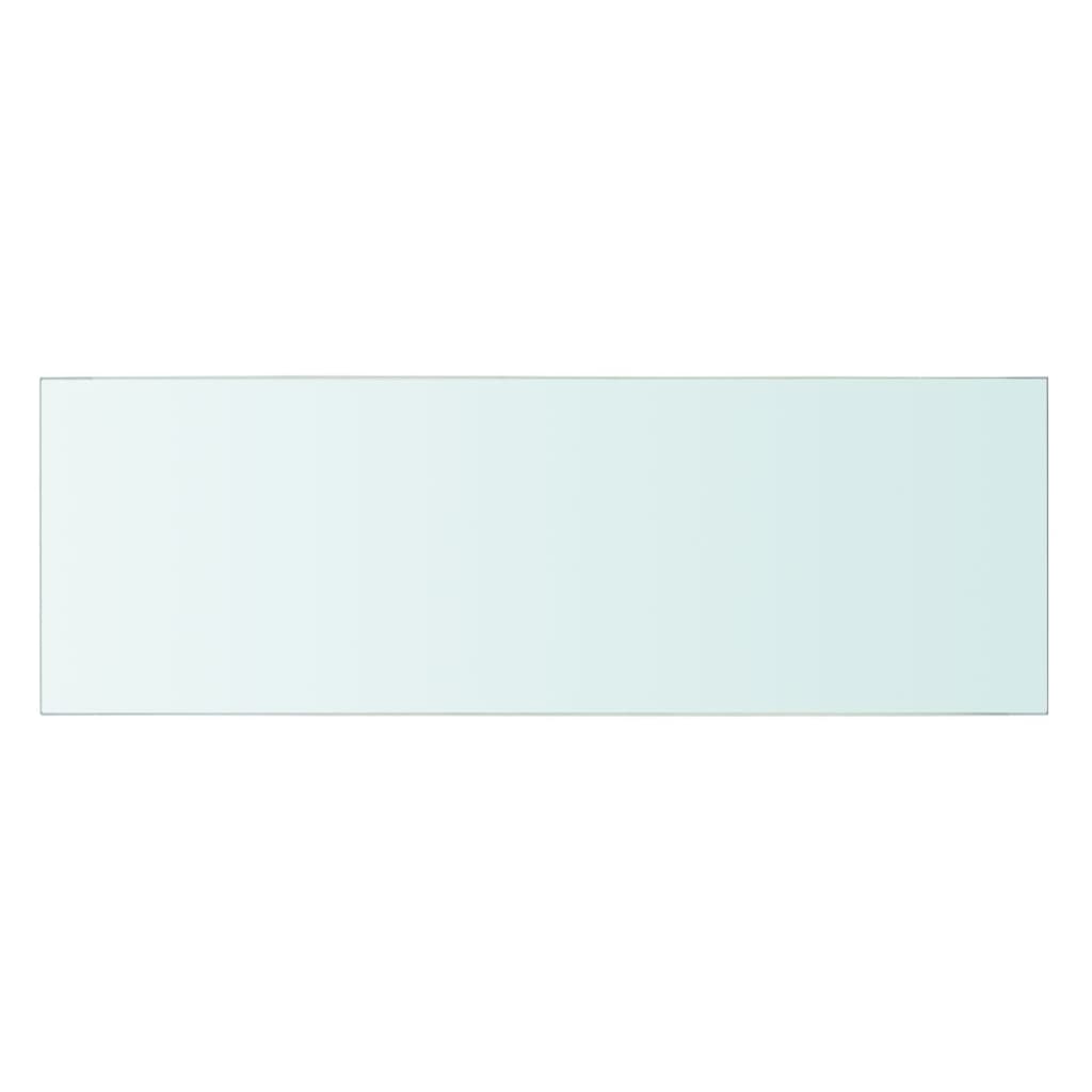 Mensola in Vetro Trasparente 60x20 cm - homemem39