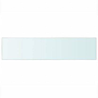 Mensola in Vetro Trasparente 110x25 cm - homemem39