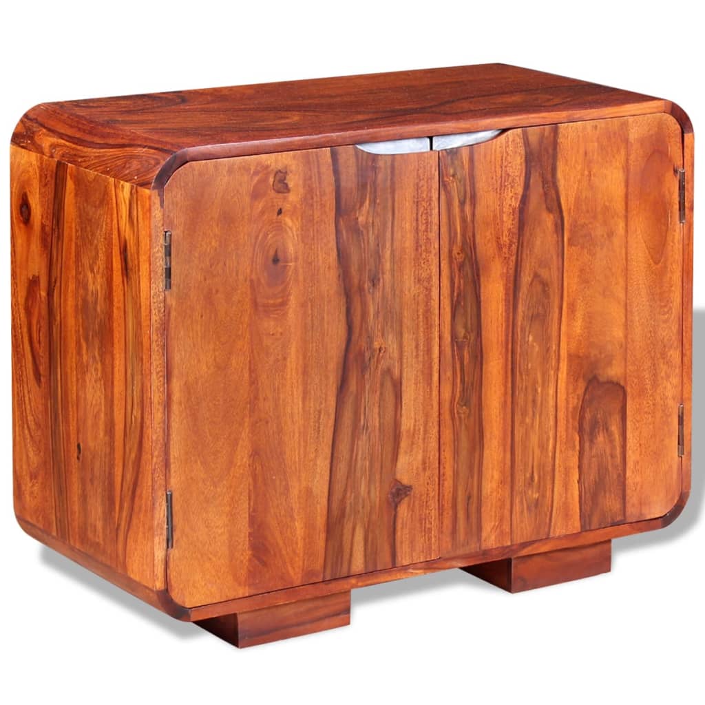 Credenza in Legno Massello di Sheesham 75x35x60 cm - homemem39