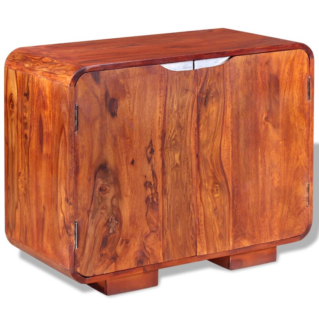 Credenza in Legno Massello di Sheesham 75x35x60 cm - homemem39