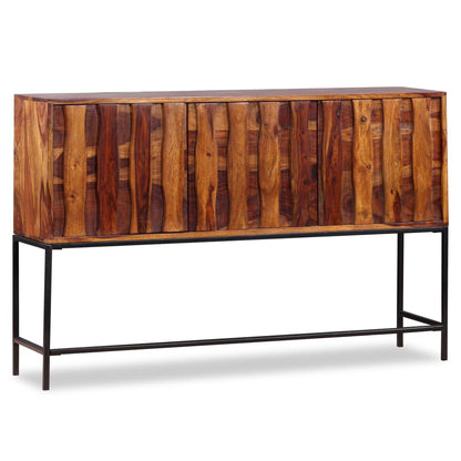 Credenza in Legno Massello di Sheesham 120x30x80 cm - homemem39