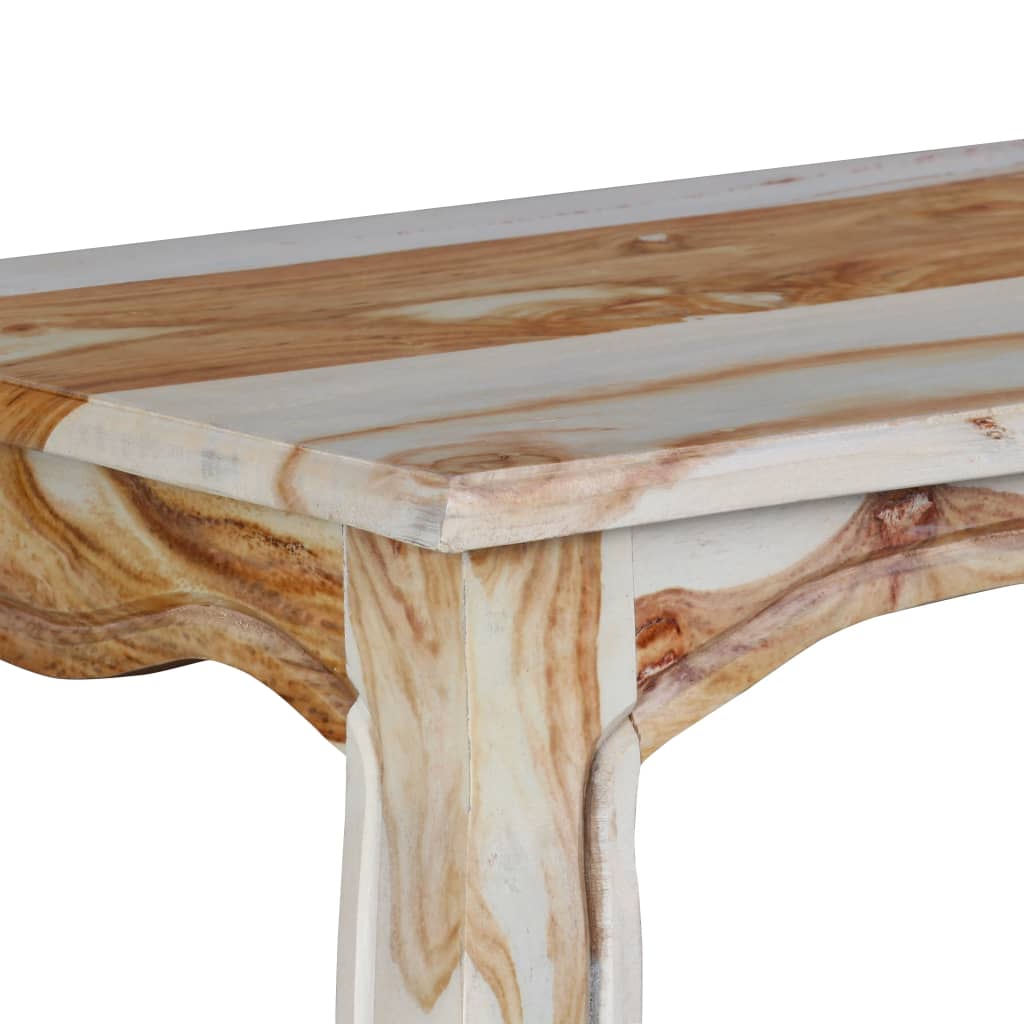 Tavolo Consolle in Legno Massello di Sheesham 110x40x76 cm - homemem39