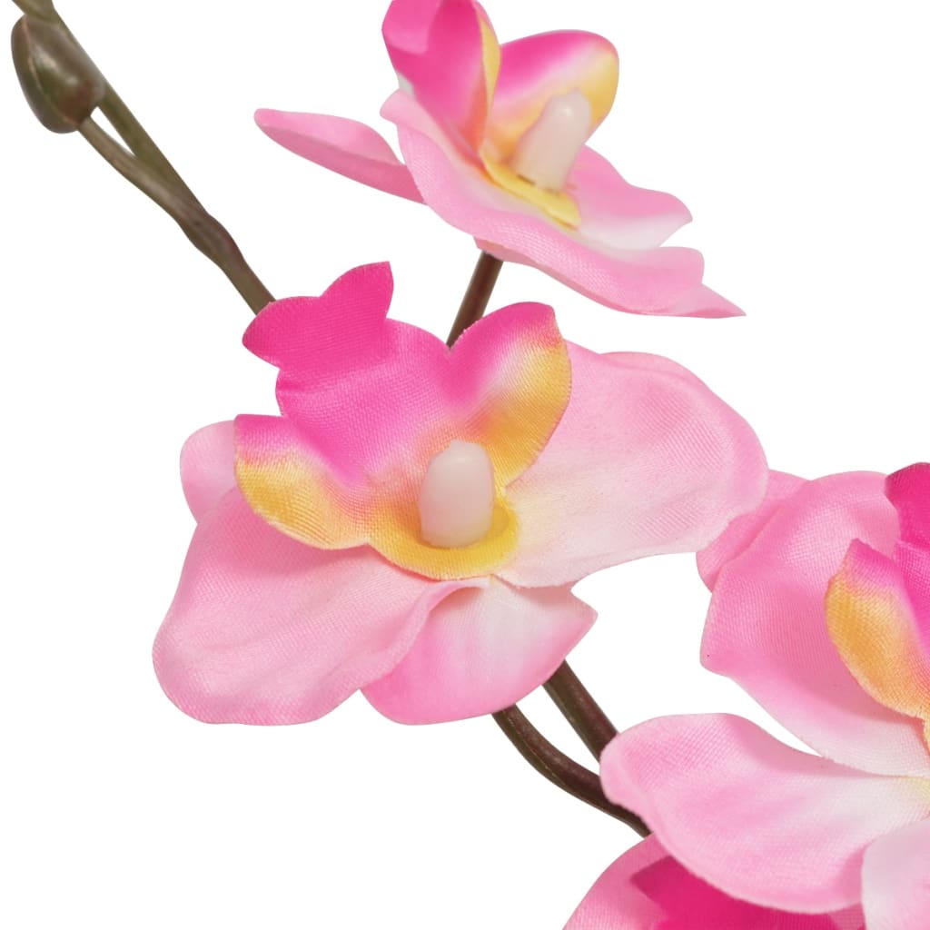 Orchidea Artificiale con Vaso 30 cm Rosa - homemem39