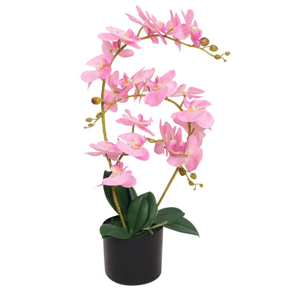 Orchidea Artificiale con Vaso 65 cm Rosa - homemem39