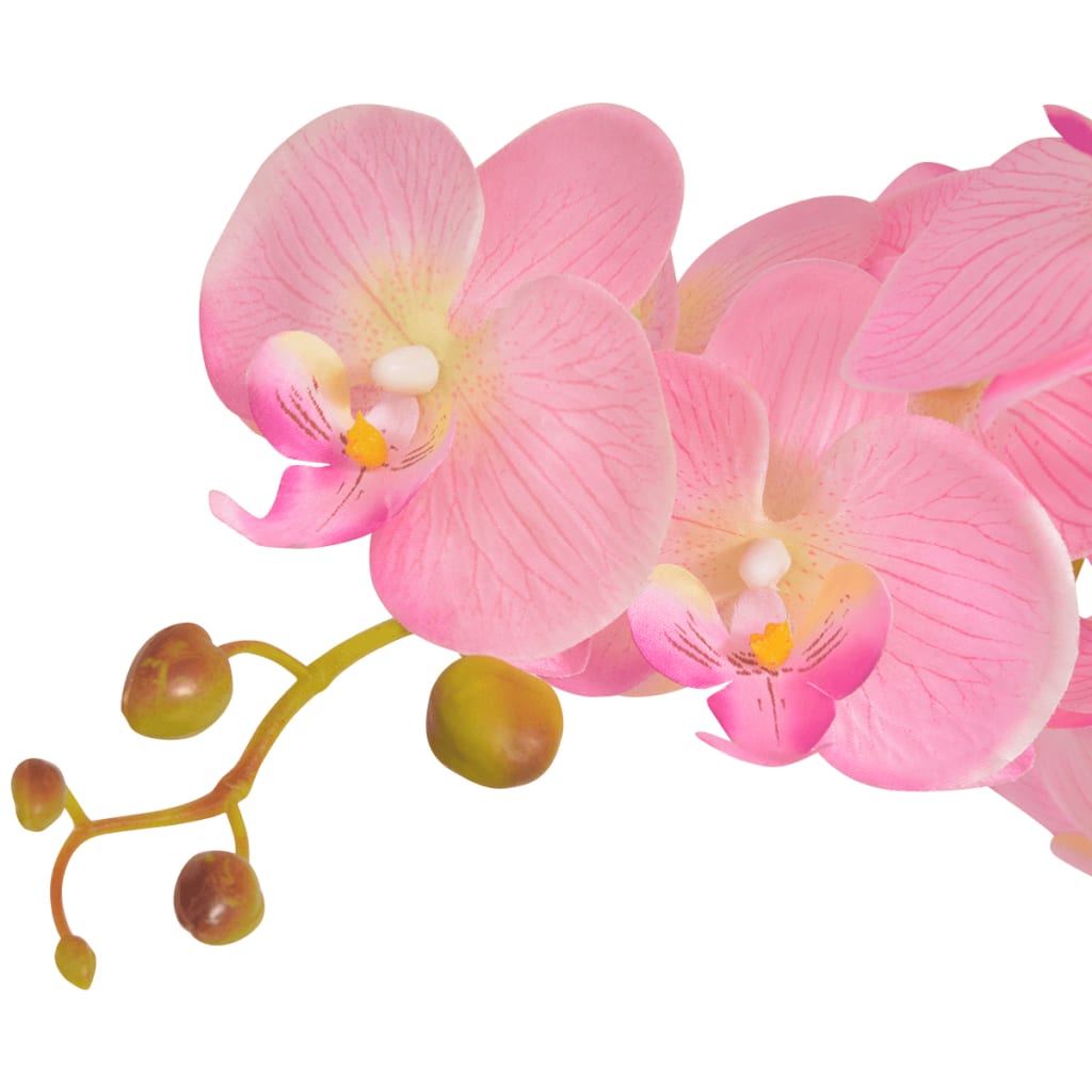 Orchidea Artificiale con Vaso 65 cm Rosa - homemem39