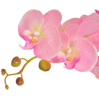 Orchidea Artificiale con Vaso 65 cm Rosa - homemem39