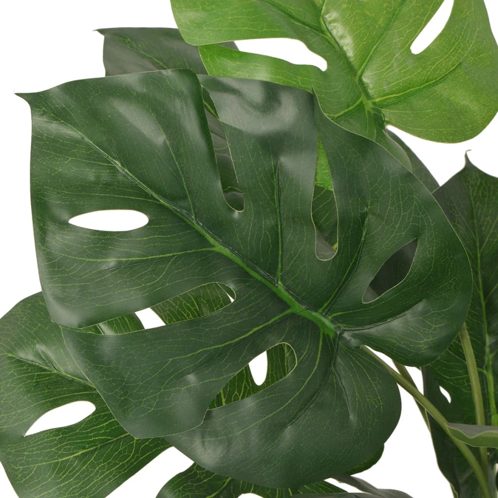 Monstera Artificiale con Vaso 45 cm Verde - homemem39