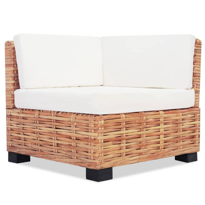 Set Divano 27 pz in Rattan Naturale - homemem39