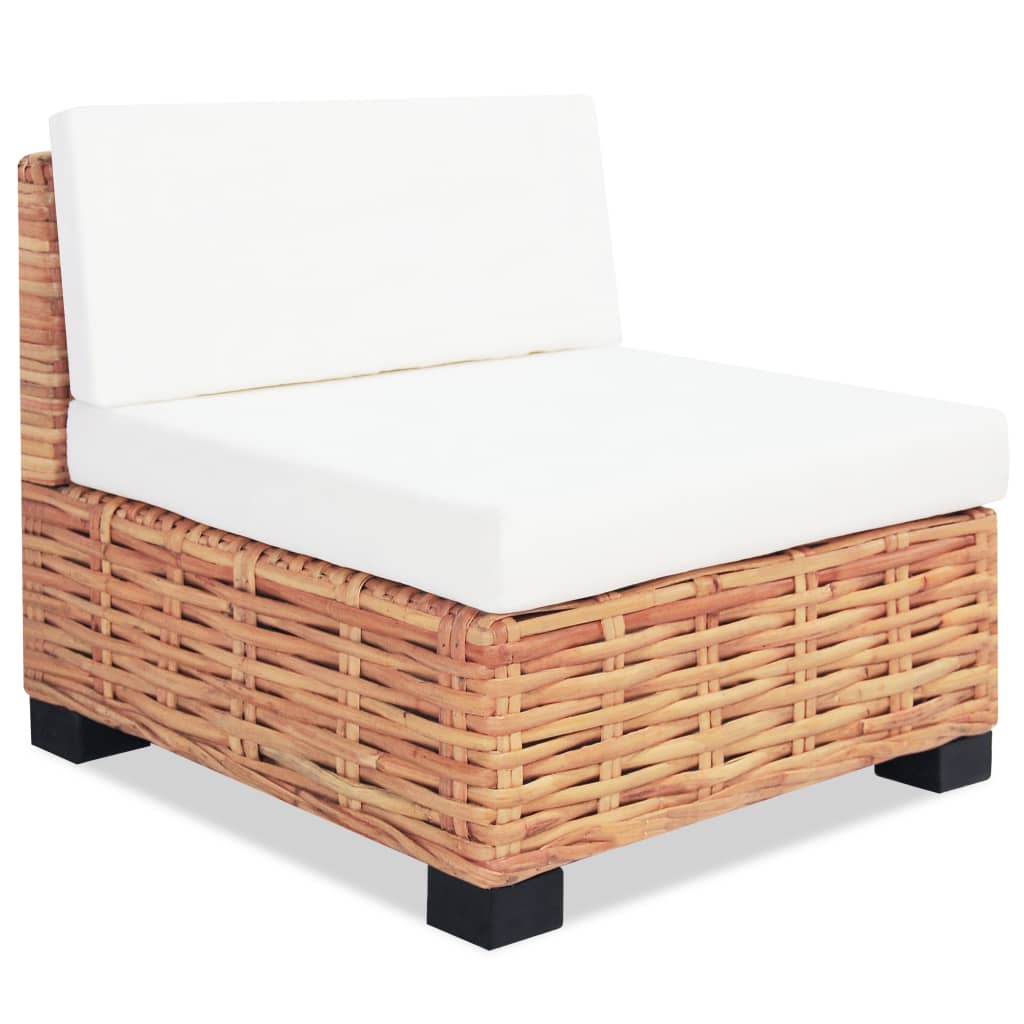 Set Divano 27 pz in Rattan Naturale - homemem39