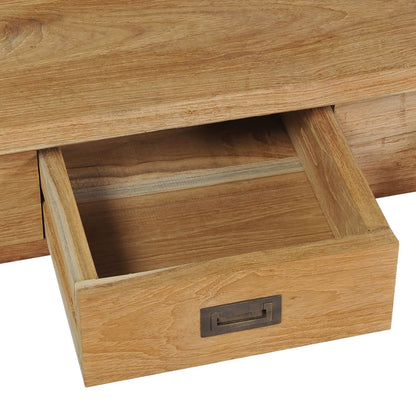 Tavolino da Salotto in Legno Massello di Teak 100x60x35 cm - homemem39