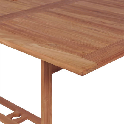 Tavolo da Giardino 180x90x75 cm in Massello di Teak - homemem39