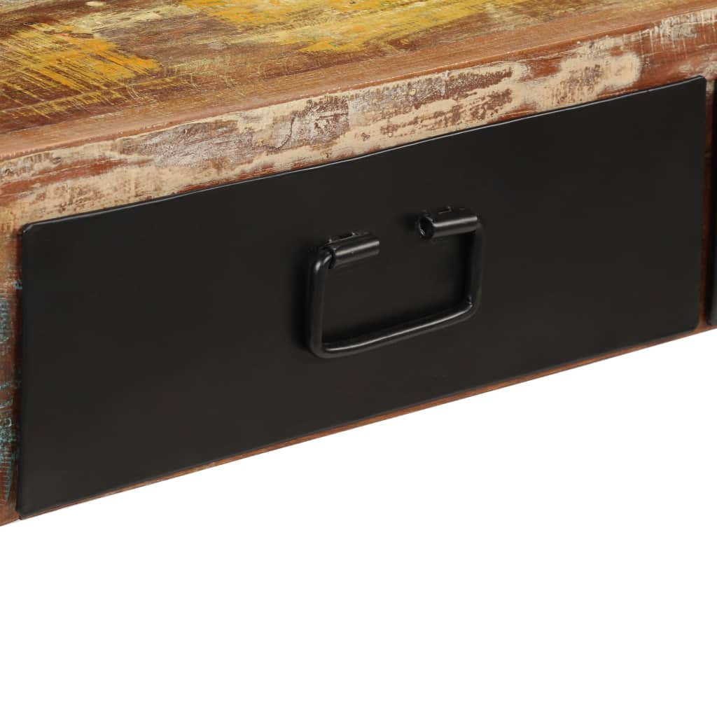 Tavolo Consolle in Legno Massello Recuperato 120x30x76 cm - homemem39