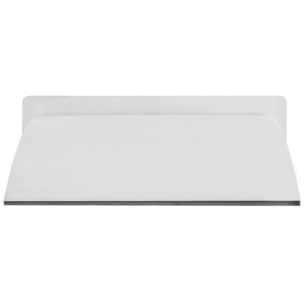 Fontana per Piscina in Acciaio Inossidabile 30x9x26 cm Argento - homemem39