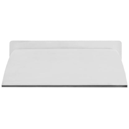 Fontana per Piscina in Acciaio Inossidabile 30x9x26 cm Argento - homemem39