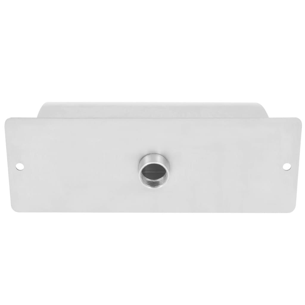 Fontana per Piscina in Acciaio Inossidabile 30x9x26 cm Argento - homemem39