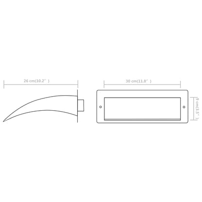 Fontana per Piscina in Acciaio Inossidabile 30x9x26 cm Argento - homemem39