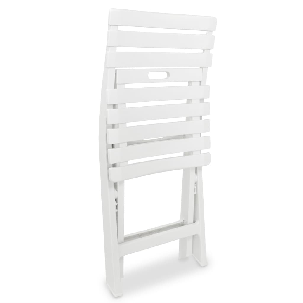 Set da Bistrot 3 pz in Plastica Bianco - homemem39