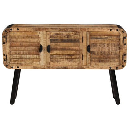 Credenza in Legno Massello di Mango 120x30x76cm - homemem39