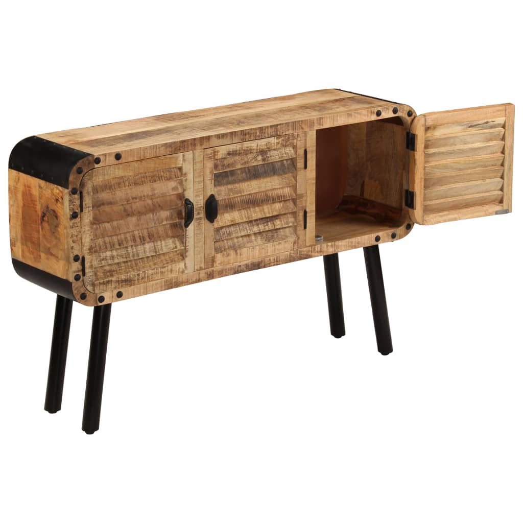 Credenza in Legno Massello di Mango 120x30x76cm - homemem39