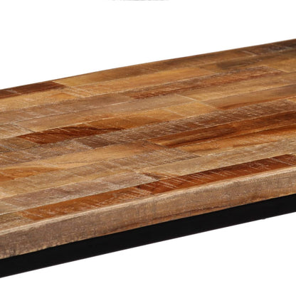 Tavolo Consolle in Legno di Teak Rigenerato 90x30x76 cm - homemem39