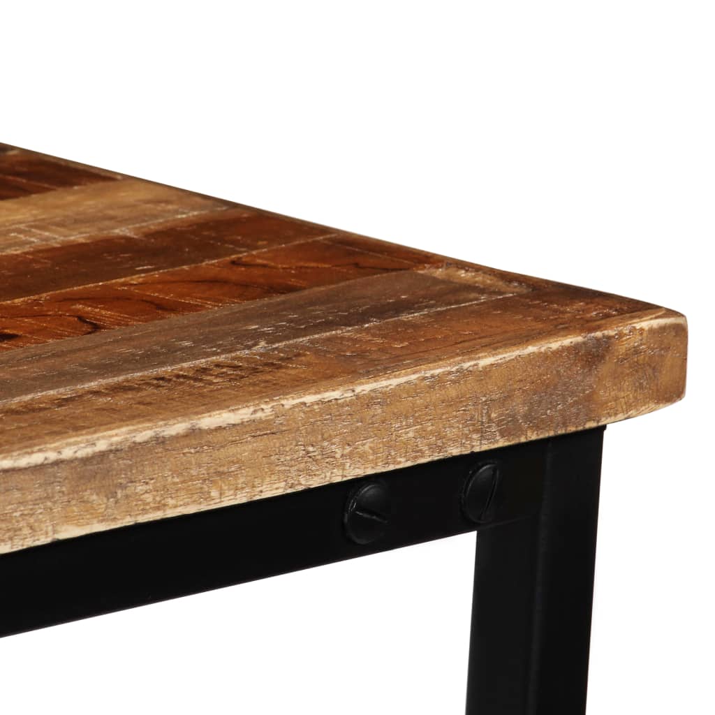 Tavolo Consolle in Legno di Teak Rigenerato 90x30x76 cm - homemem39