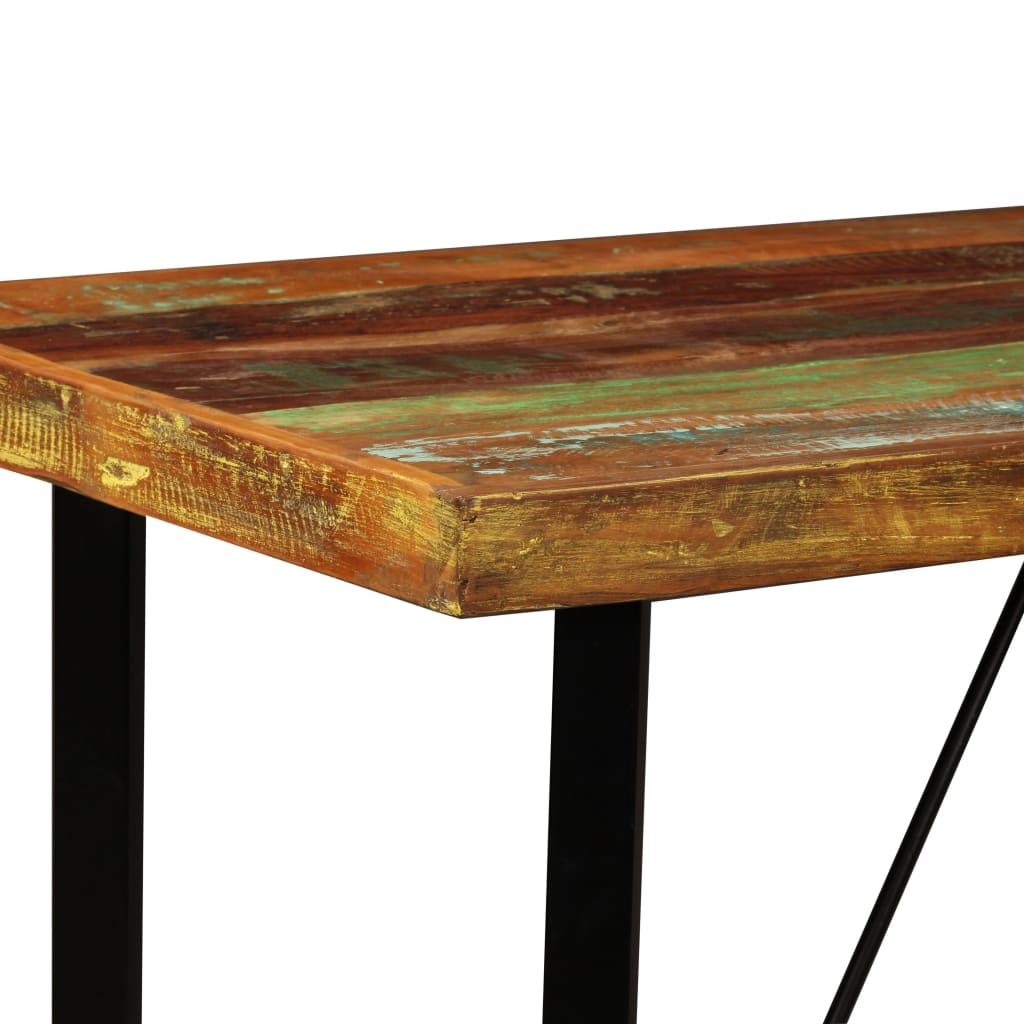 Tavolino da Bar in Legno Massello di Recupero 120x60x107 cm - homemem39