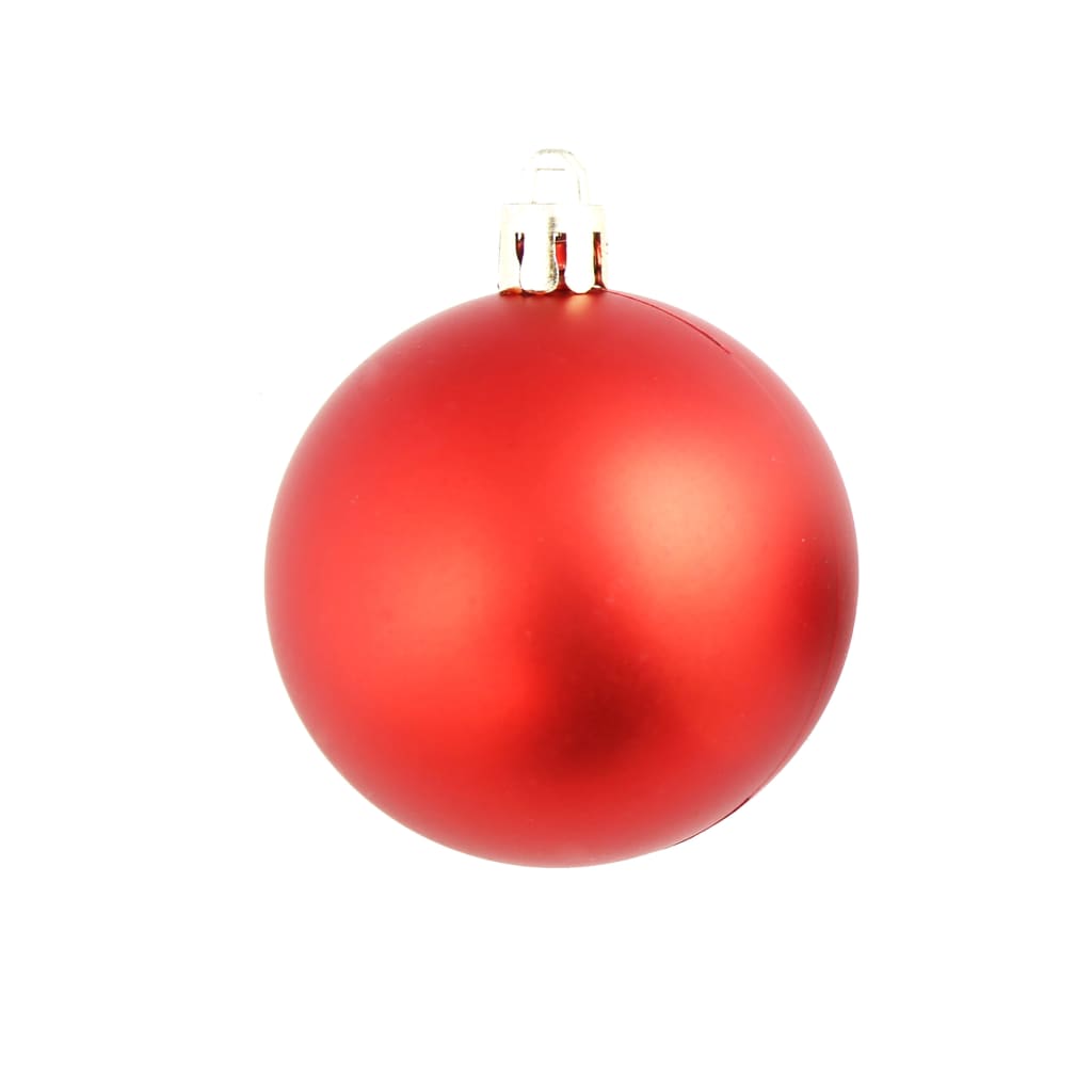 Set Palline di Natale 100 pz 3/4/6 cm Rosse - homemem39