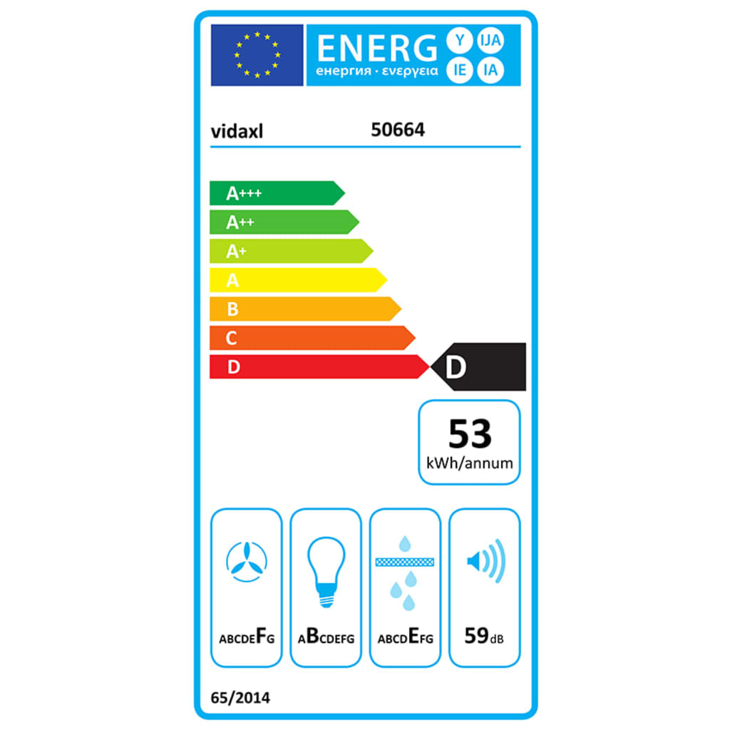 Cappa a Isola 90 cm in Acciaio Inossidabile 756 m³/h LED - homemem39