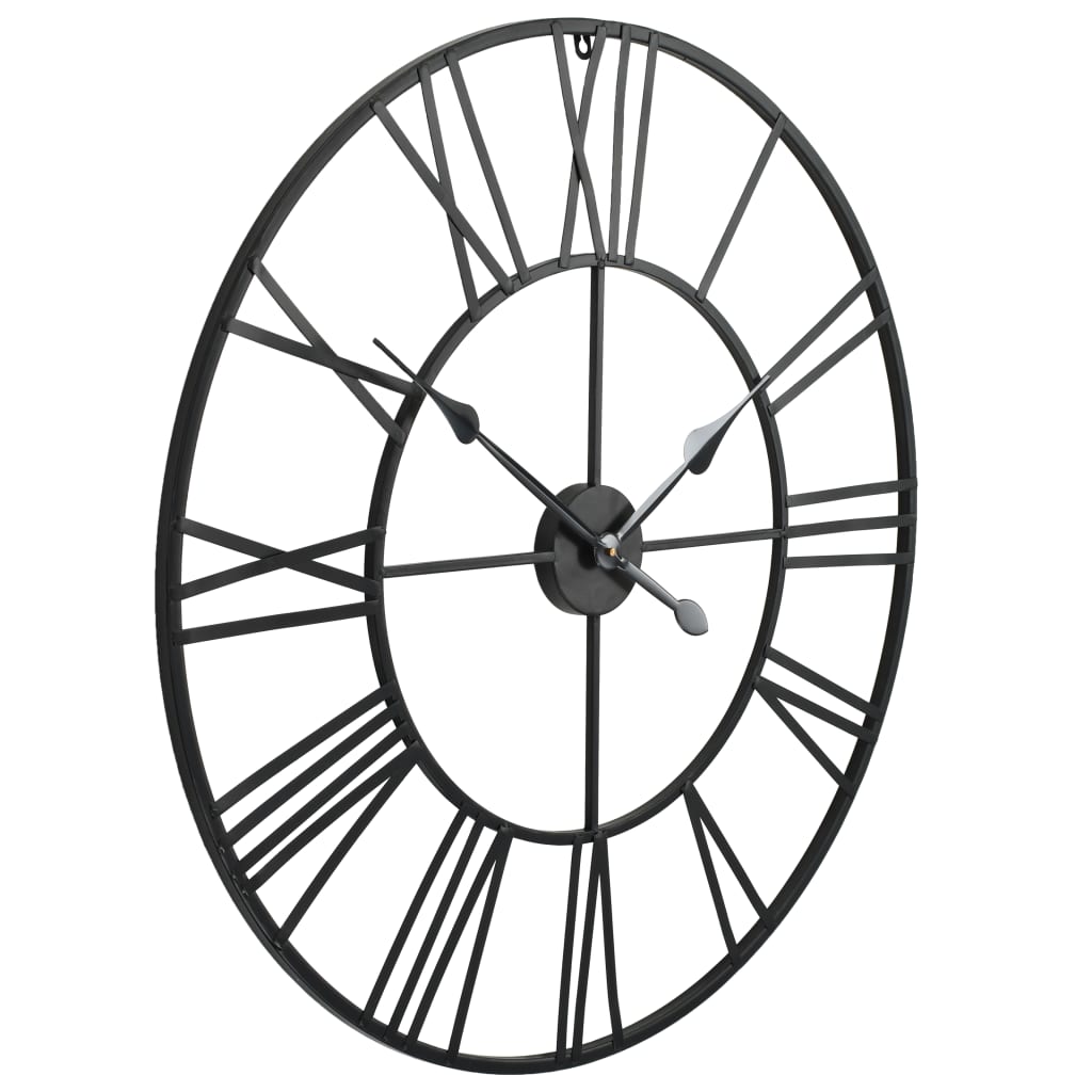 Orologio da Parete Vintage al Quarzo in Metallo 80cm XXL - homemem39