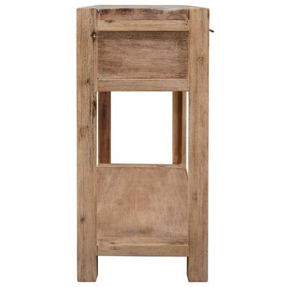 Tavolo Consolle 82x33x73 cm in Legno Massello di Acacia - homemem39