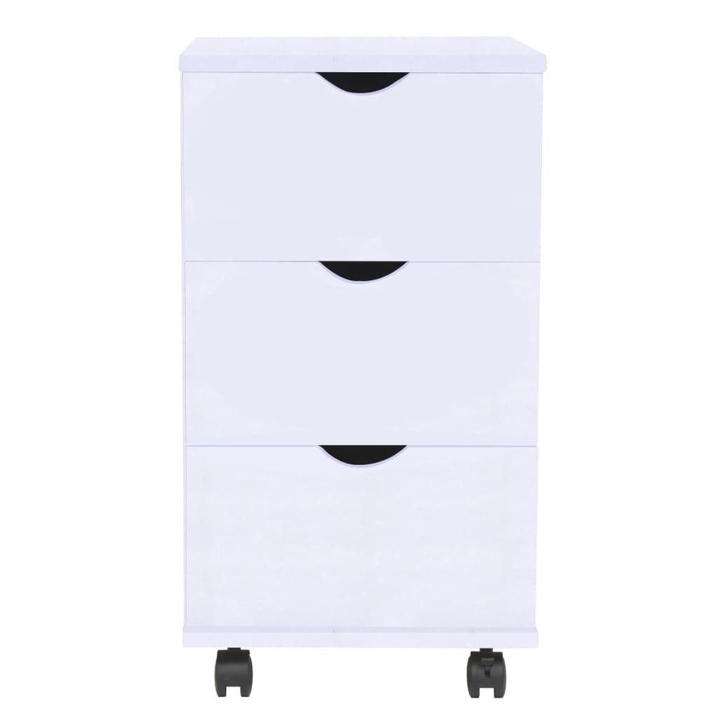 Cassettiera 33x45x60 cm Bianco - homemem39