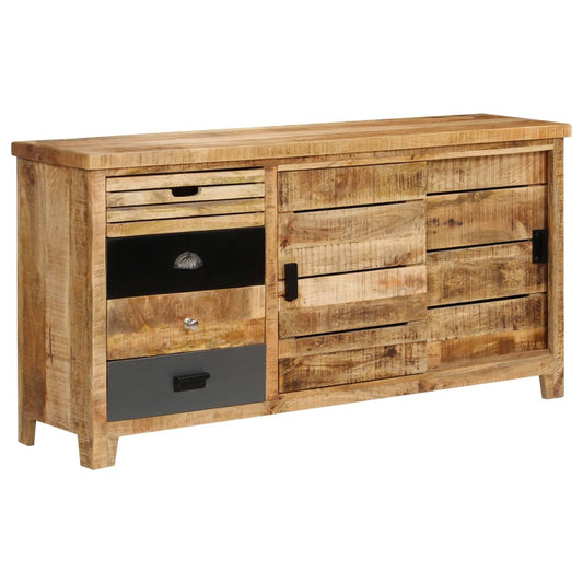 Credenza in Legno Massello di Mango 160x40x80 cm - homemem39