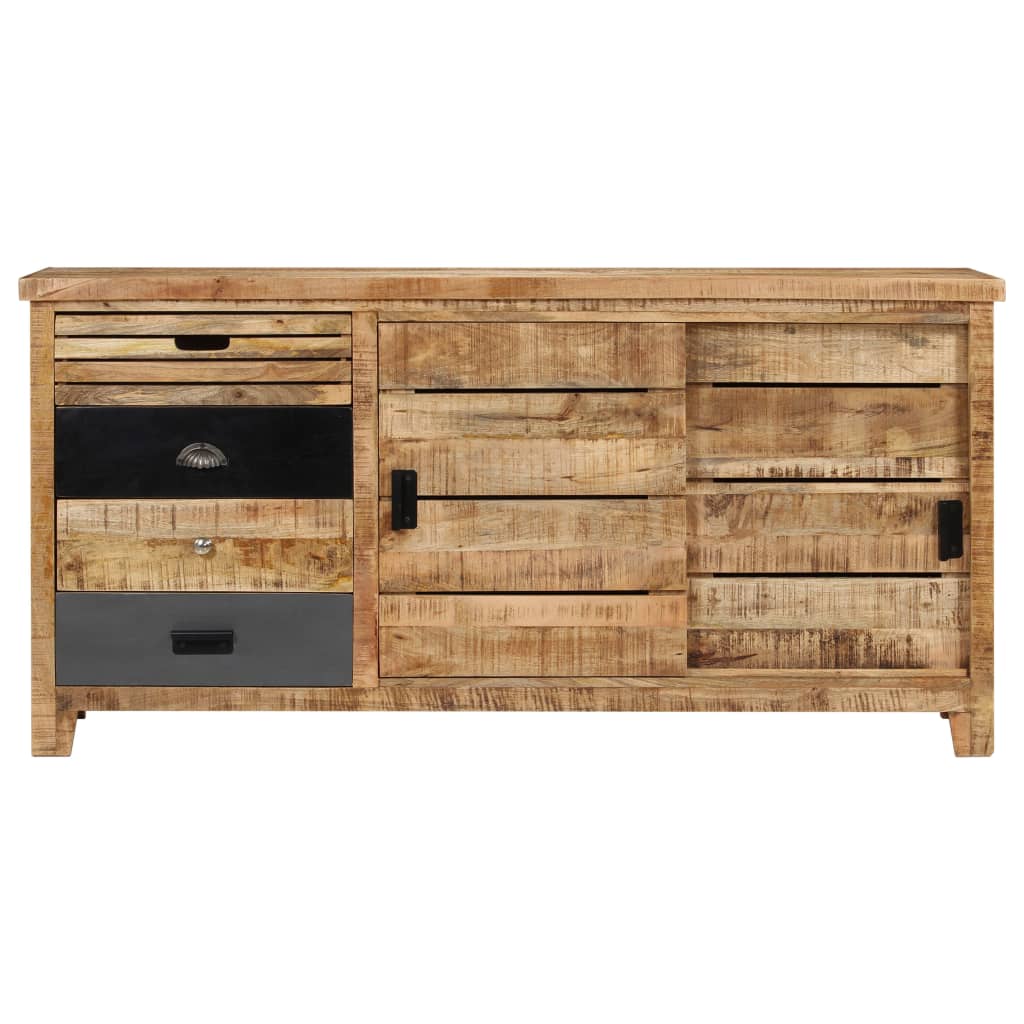 Credenza in Legno Massello di Mango 160x40x80 cm - homemem39