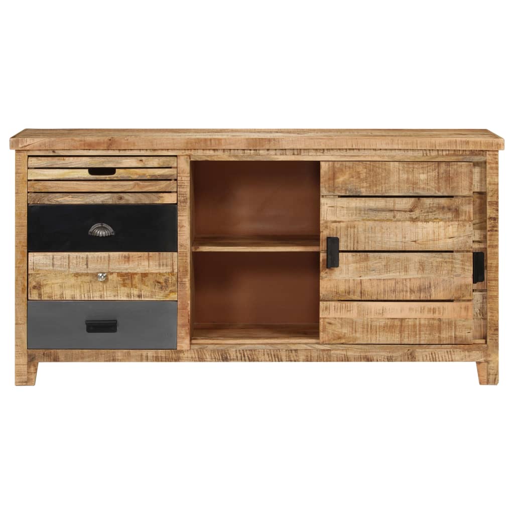 Credenza in Legno Massello di Mango 160x40x80 cm - homemem39