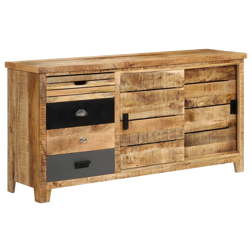 Credenza in Legno Massello di Mango 160x40x80 cm - homemem39