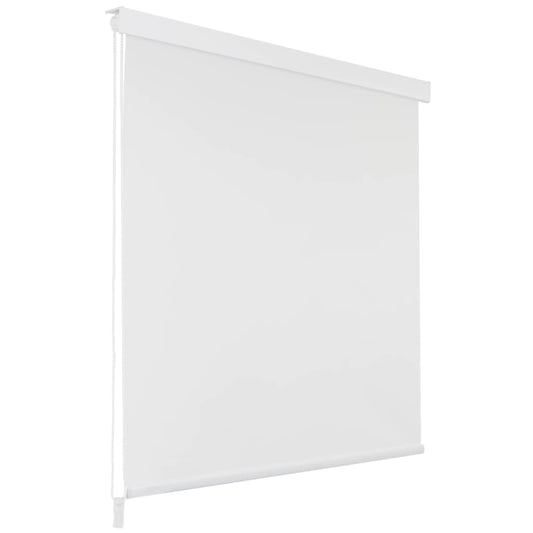 Tenda a Rullo per Doccia 100x240 cm Bianco - homemem39